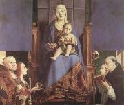 Antonello da Messina Sacra Conversazione (mk08) china oil painting reproduction